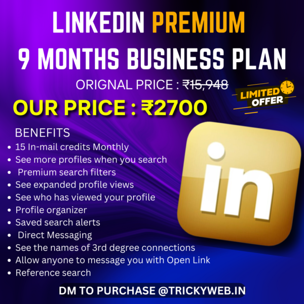 Linkedin Business 9 months Plan