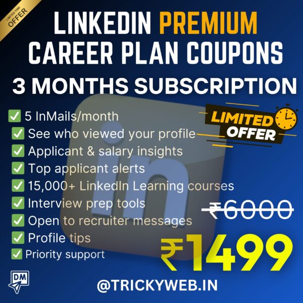LinkedIn 3 Month Career Plan – ₹1499